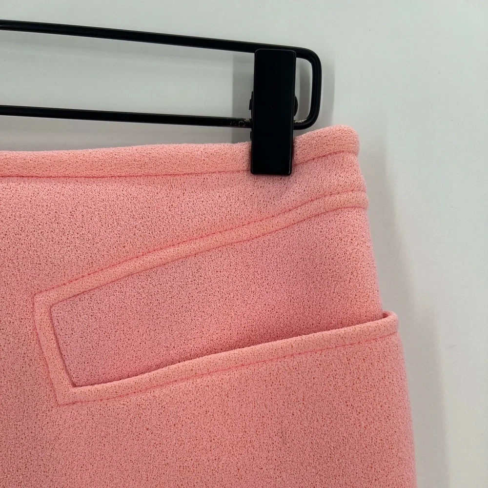 Coperni Trompe L’oeil Cady High Waisted Mini Skirt In Pink